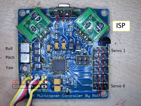 kkMulticopter V5 Platine kkMulticopter V5 Platine