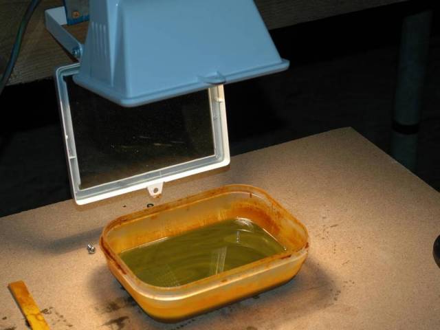 Beim Ätzen Beim Ätzen